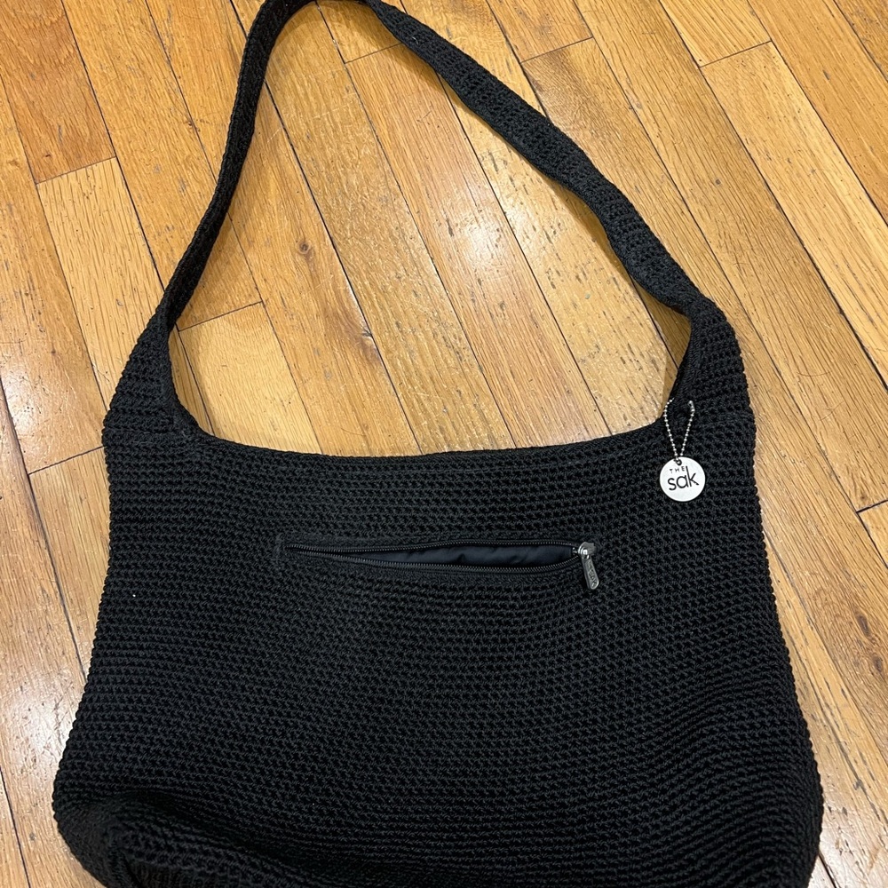The Sak black woven bag/purse